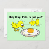 Heiliger Mist! Pete, bist du das? Postkarte (Vorne/Hinten)