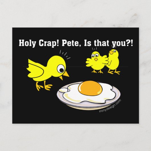 Heiliger Mist! Pete, bist du das? Postkarte (Vorderseite)