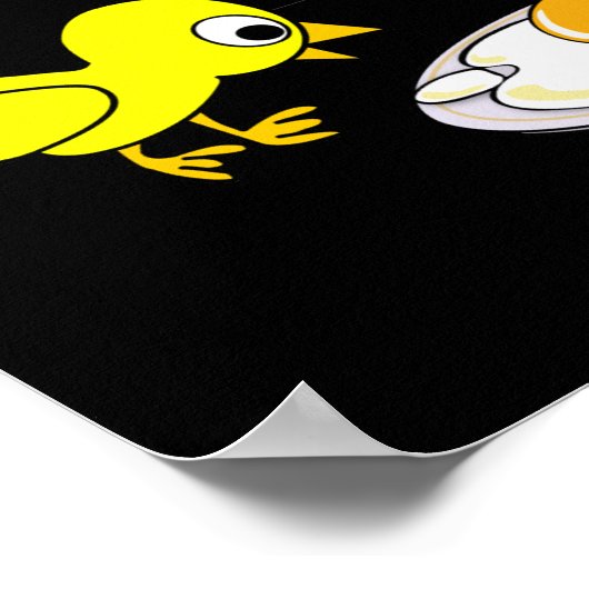 Heiliger Mist! Pete. Funny Eggs Poster (Ecke)