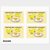 Heiliger Mist! Pete, ist, dass du Vegan Spaß Rechteckiger Aufkleber (Blatt)