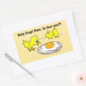 Heiliger Mist! Pete, ist, dass du Vegan Spaß Rechteckiger Aufkleber (Umschlag)