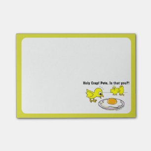 Heiliger Mist! Peter, ist dass Sie? Post-it Klebezettel