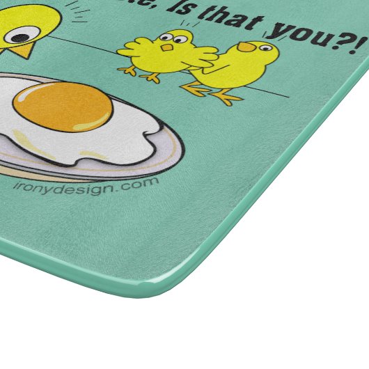 Heiliger Mist! Peter-Spaß Schneidebrett (Ecke)