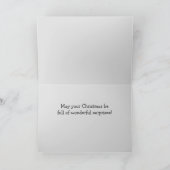 Heiliger Mist Weihnachts-Weihnachtskarte Feiertagskarte (Innenseite)