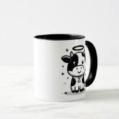 Heiliger Moo-Ment Heilige Kuh Tasse – Schwebende K (VorderseiteRechts)