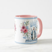 Heiliger Name Mary Religious Jungfrau Mother Flora Tasse (VorderseiteRechts)