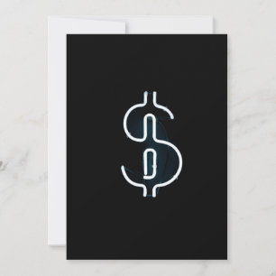 Heiliger NeonDollar Dankeskarte