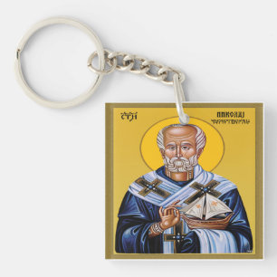Heiliger Nikolaus der Wundertäter Schlüsselanhänger