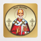 Heiliger Nikolaus Etiketten (Design 1)