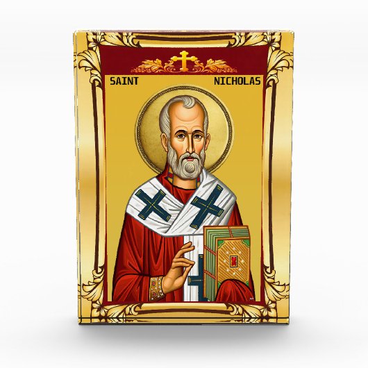 Heiliger Nikolaus Fotoblock (Vorderseite)