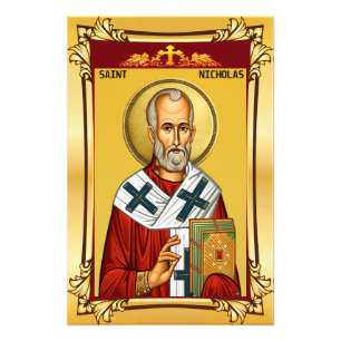 Heiliger Nikolaus Fotodruck