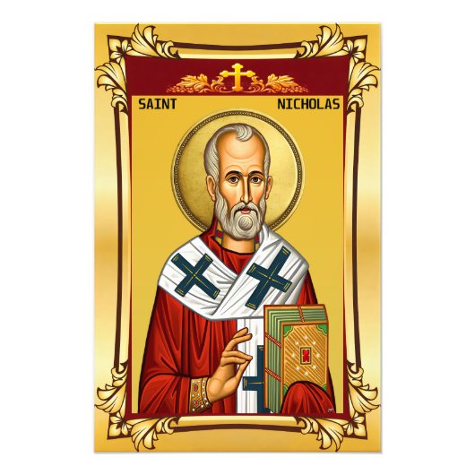 Heiliger Nikolaus Fotodruck (Vorne)