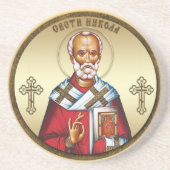 Heiliger Nikolaus Getränkeuntersetzer (Vorne)