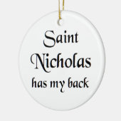 Heiliger Nikolaus Kaffeetasse Keramik Ornament (Links)