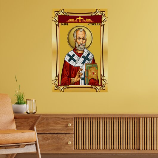Heiliger Nikolaus Poster (Wohnzimmer 2)