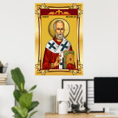 Heiliger Nikolaus Poster (Heimbüro)