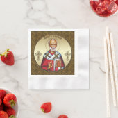 Heiliger Nikolaus Serviette (Beispiel)