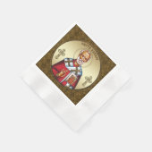 Heiliger Nikolaus Serviette (Ecke)