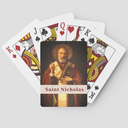 Heiliger Nikolaus Spielkarten (Rückseite)
