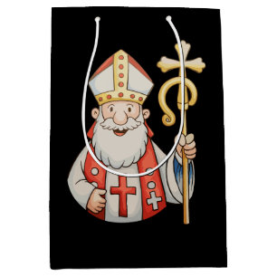 Heiliger Nikolaus Weihnachtsmann Schutzpatron von Mittlere Geschenktüte