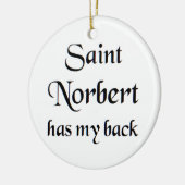 Heiliger-Norbert-Kaffeetasse Keramik Ornament (Links)