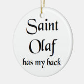 Heiliger Olaf Keramik Ornament (Links)