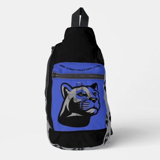 Heiliger Panther Crossbody Bag (Vorderseite)