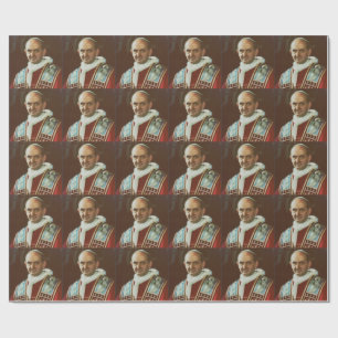 Heiliger Papst Paul VI. Bischof von Rom Geschenkpapier