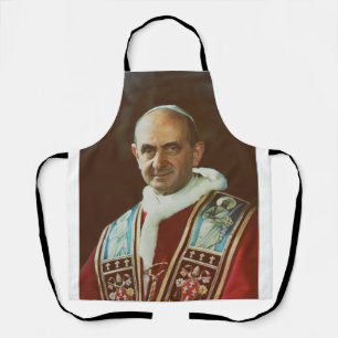 Heiliger Papst Paul VI. Bischof von Rom Schürze