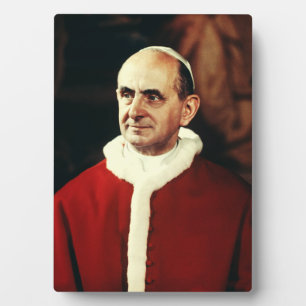 Heiliger Papst Paul VI. Oberhaupt der katholischen Fotoplatte