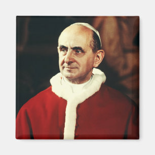 Heiliger Papst Paul VI. Oberhaupt der katholischen Magnet