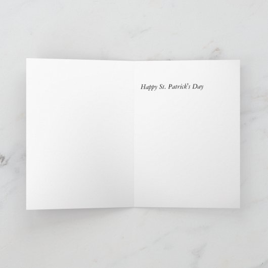 Heiliger Patrick Karte (Innenseite)