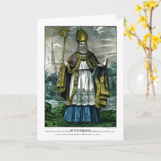 Heiliger Patrick Karte (Gelbe Blume)