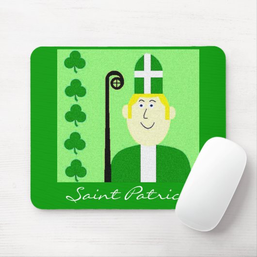 Heiliger Patrick Mousepad (Mit Mouse)