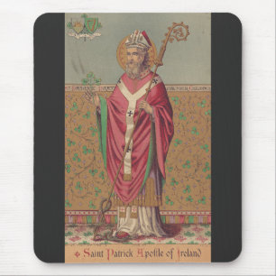 Heiliger Patrick von Irland Heilige keltische Kuns Mousepad