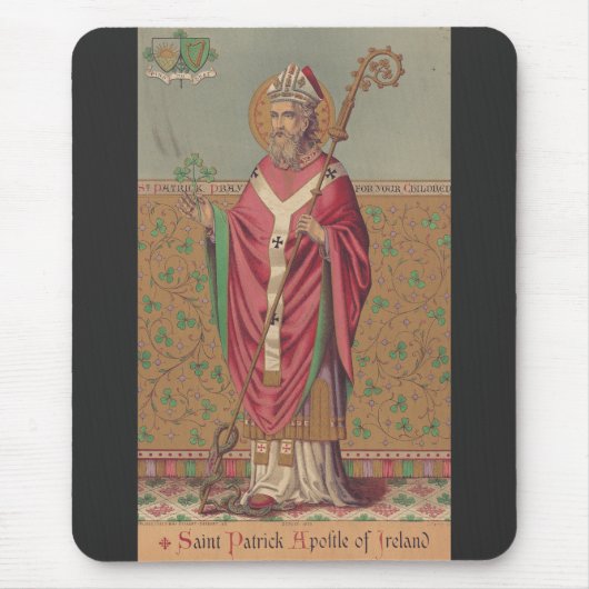 Heiliger Patrick von Irland Heilige keltische Kuns Mousepad (Vorne)