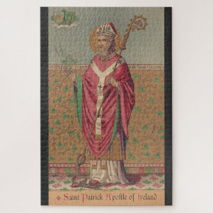 Heiliger Patrick von Irland Heilige keltische Kuns Puzzle