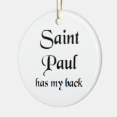 Heiliger Paulus Kaffeetasse Keramik Ornament (Links)