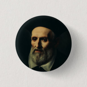 Heiliger Philipp Neri, zweiter Apostel Roms Kunst Button