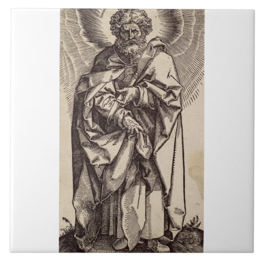Heiliger Philippus, Apostel Jesu Jünger Fliese (Vorderseite)