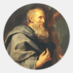 Heiliger Philippus, Apostel und Märtyrer Runder Aufkleber