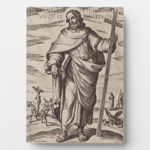 Heiliger Philippus einer der Zwölf Apostel Fotoplatte