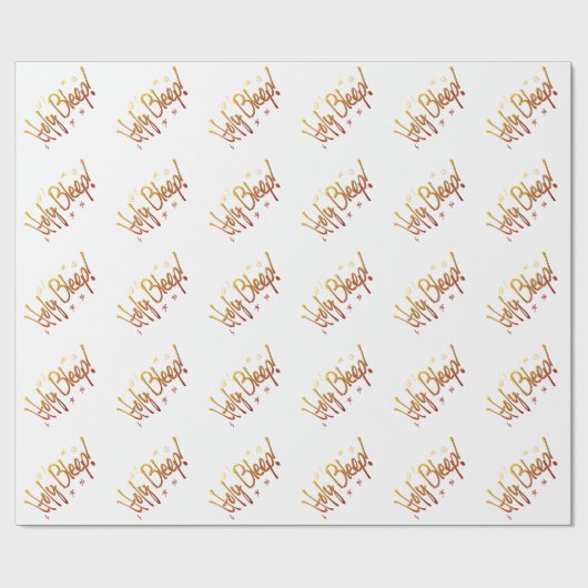 Heiliger Piepton! Packpapier (Flach)