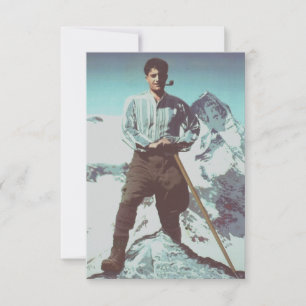 Heiliger Pier Giorgio Frassati - Hinauf zum Höchst Dankeskarte