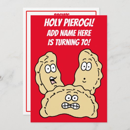 Heiliger Pierogi, die 70. polnische Einladung (Vorne/Hinten)