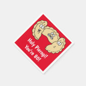 Heiliger Pierogi I'm 80 Funny Polish Napkins Serviette (Ecke)