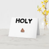 Heiliger Poo! Karte (Gelbe Blume)