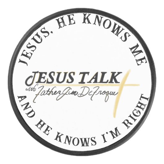 Heiliger Puck! Eishockey Puck (Vorderseite)