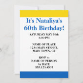 Heiliger Pyrohy! Jemand, der 60 Ukraine umdreht, l Einladung (Rückseite)