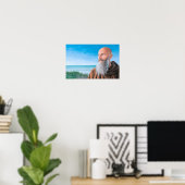 Heiliger Raimund von Peñafort: Glaube auf den Well Poster (Heimbüro)